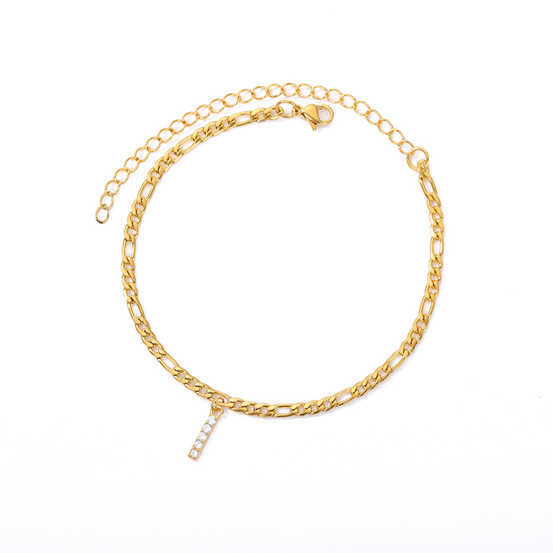 Knöchelarmband mit Initialen - Armband für deinen Knöchel