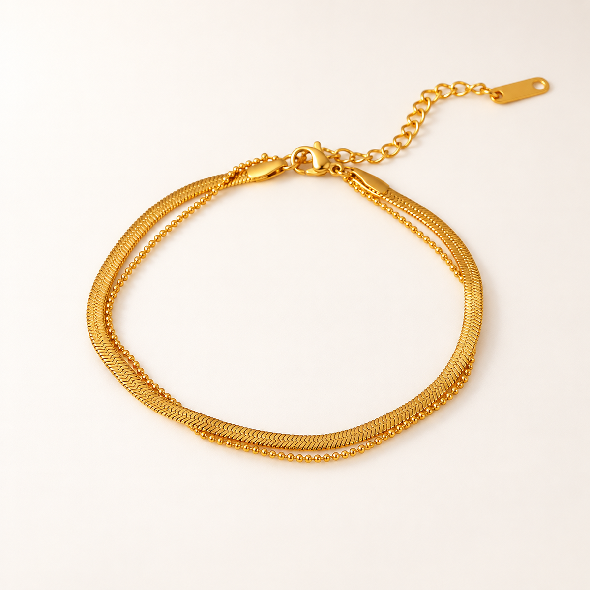 Frida – Goldfarbene Fußkette