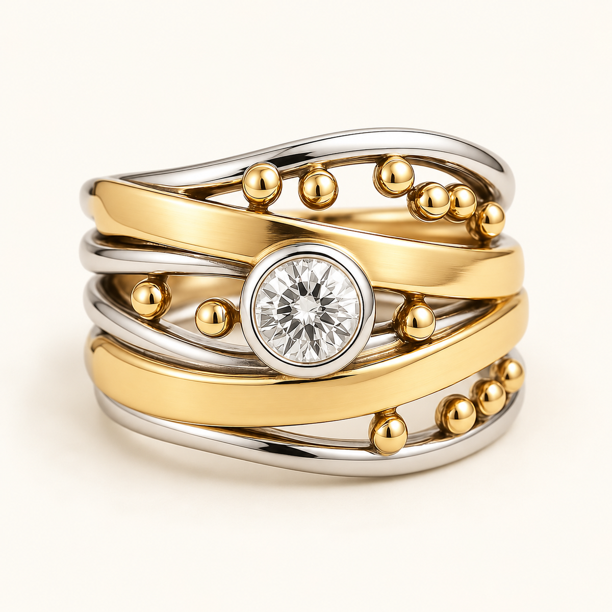 Dalia – Vintage-Ring mit stilvoller Einfassung
