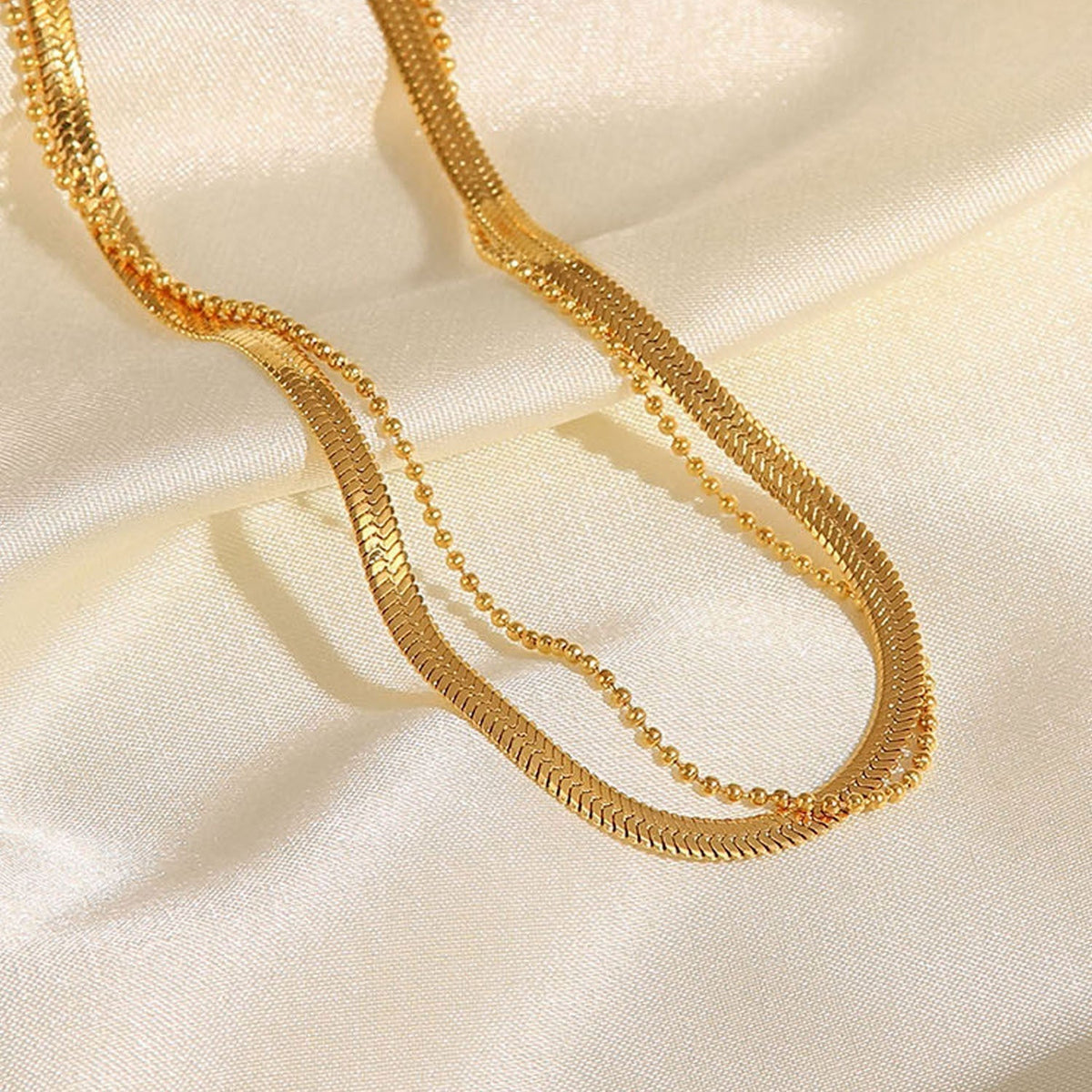 Frida – Goldfarbene Fußkette