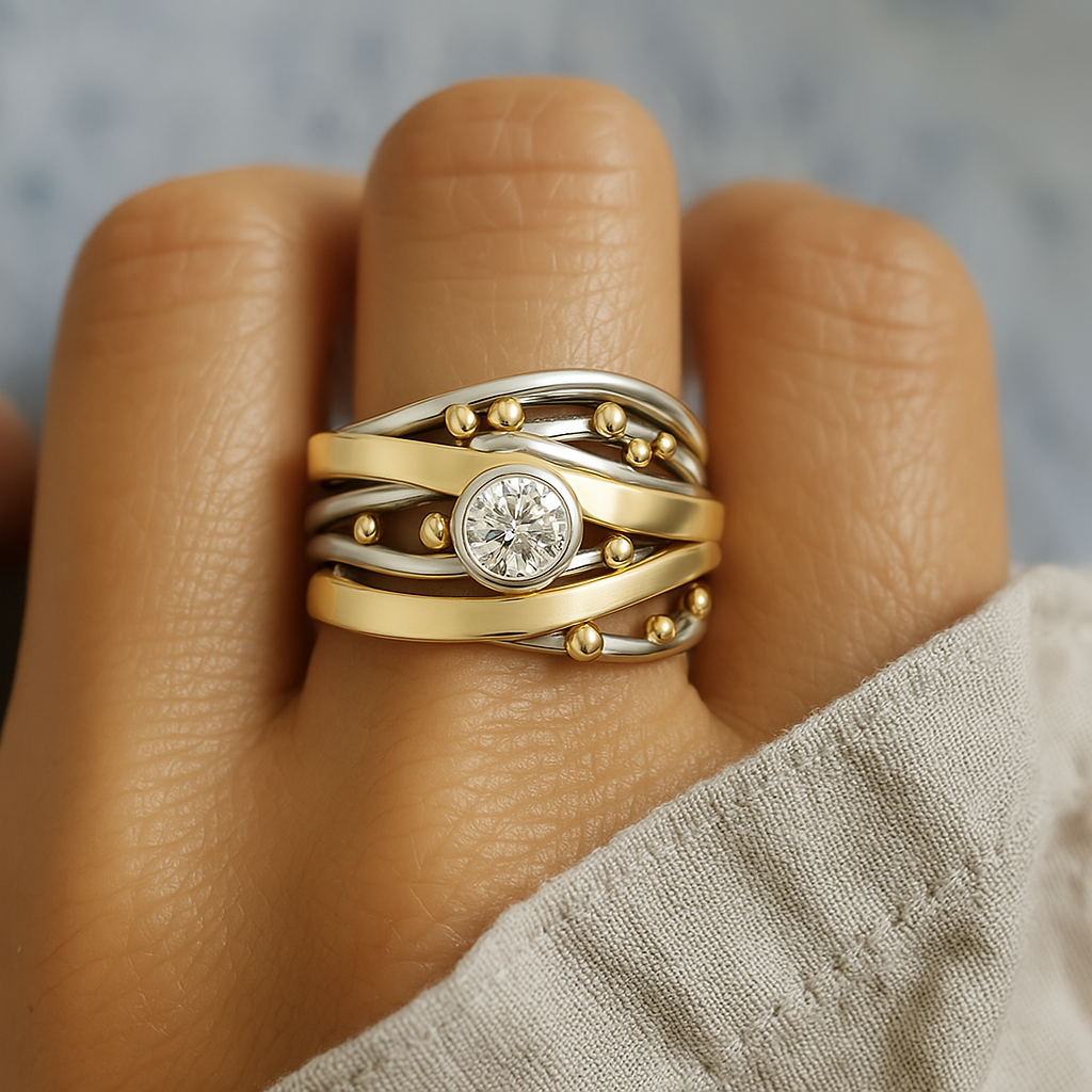 Dalia – Vintage-Ring mit stilvoller Einfassung
